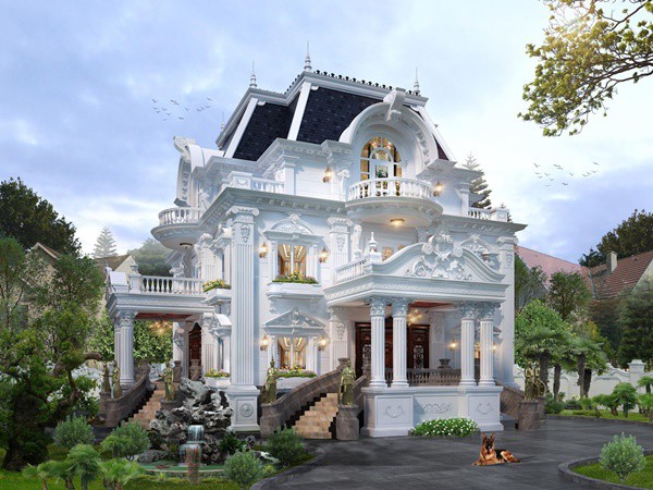 nhung mau biet thu 3 tang dep noi bat, ai di qua cung phai nguoc nhin - 11