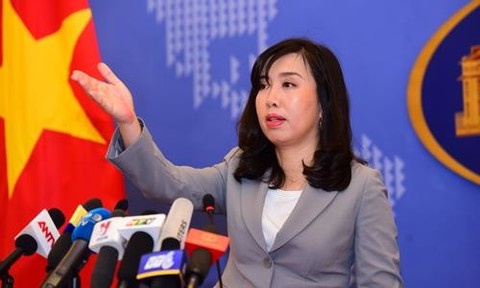 Spokeswoman of Vietnamese Ministry of Foreign Affairs Le Thi Thu Hang. Photo: VnExpress