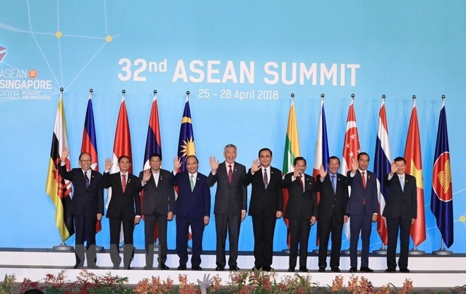 Leaders of ASEAN states at a meeting in 2018. Photo: VNA
