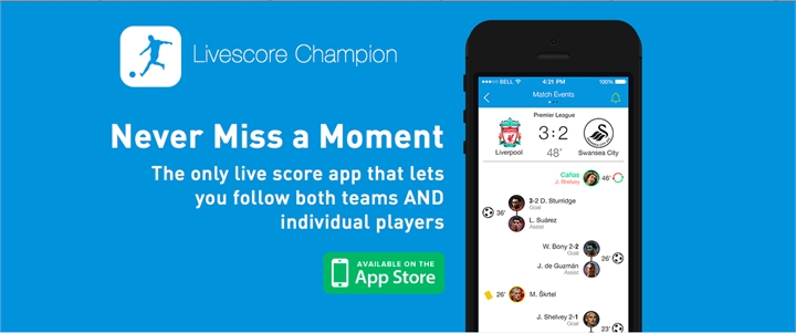 soccer livescore champion app