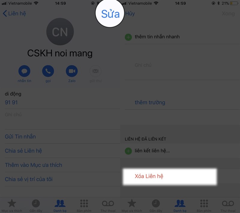 Xoá nhanh toàn bộ danh bạ trên iPhone trong một nốt nhạc