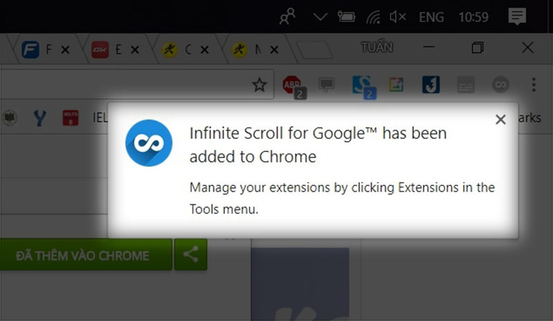 Cách bật tính năng
