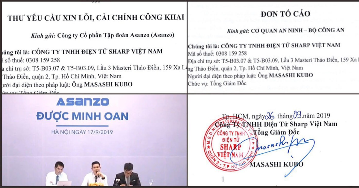 Nghe VietNamNet: Sharp Việt Nam gửi đơn tố cáo Asanzo đến Bộ Công an