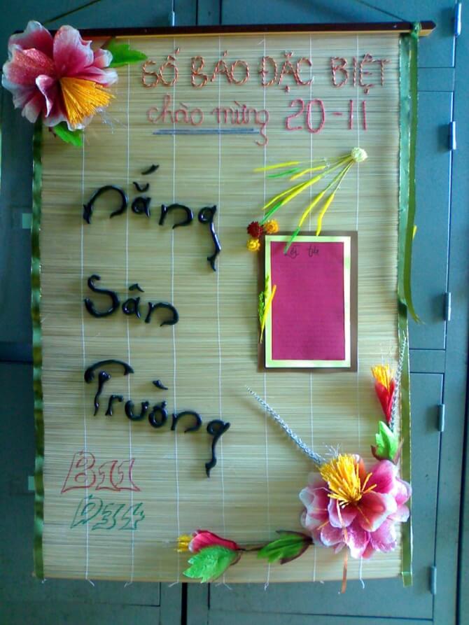 Chia sẻ 15 Mẫu báo tường ngày 20/11 đẹp, độc đáo và sáng tạo - Ảnh 6.