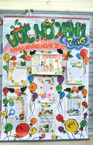 Chia sẻ 15 Mẫu báo tường ngày 20/11 đẹp, độc đáo và sáng tạo - Ảnh 11.