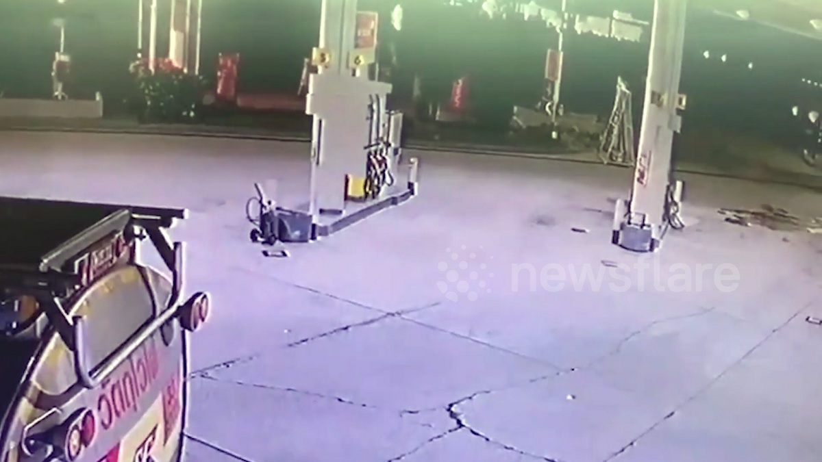 Hiện trường trước khi xảy ra vụ tai nạn