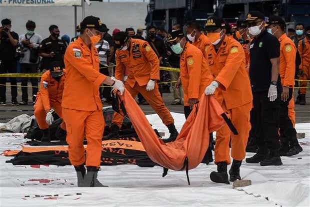 Indonesia: Tim thay nhieu phan thi the, hanh ly va manh vo may bay hinh anh 1