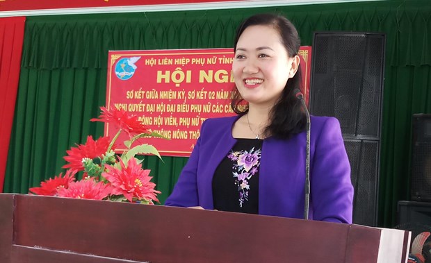 Khien trach Chu tich Hoi Lien hiep Phu nu tinh Ben Tre hinh anh 1