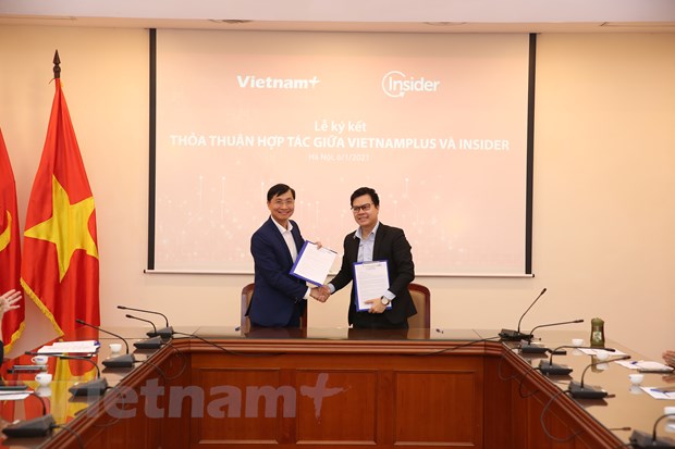 VietnamPlus-Insider hợp tác thúc đẩy chuyển đổi số trong báo chí