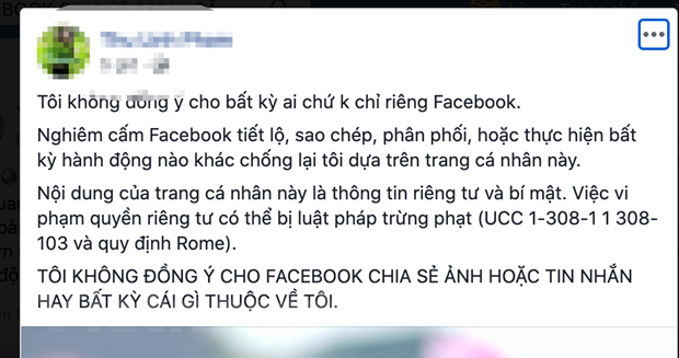 Cảnh báo người dùng Facebook lại mắc lừa trò đùa quyền riêng tư