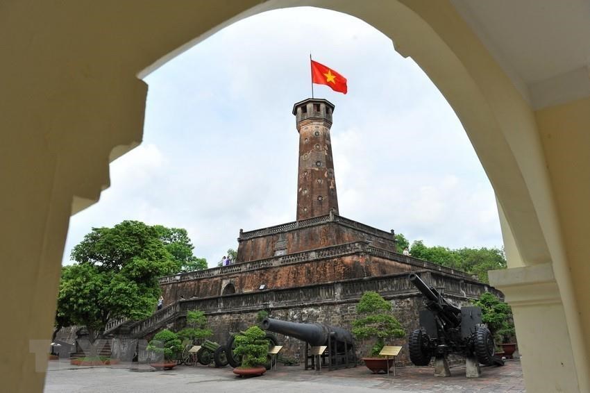 Hanoi flag pole, built in 1812 (Photo: VNA)