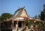 Famous Khmer pagoda on Vietnam-Cambodia border area