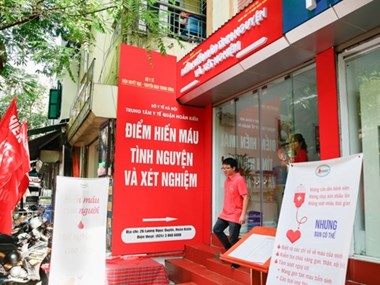 Hanoi’s first fixed blood donation site opens