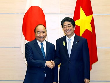 Vietnamese, Japanese Prime Ministers hold talks