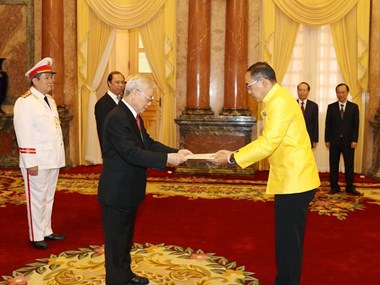 Party, State leader receives new ambassadors