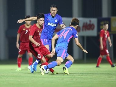 Vietnam’s U22 team defeat Kitchee SC in friendly match