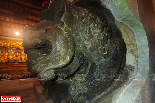 Stone lion statues - Symbol of stone sculpture art of Ly Dynasty hinh anh 3