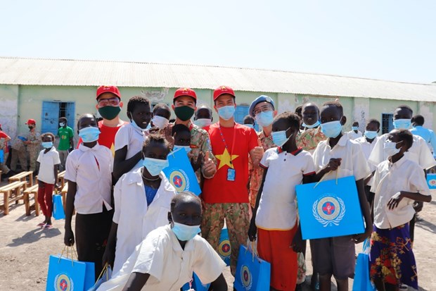 Vietnamese “blue beret” soldiers with aspirations for world peace hinh anh 4