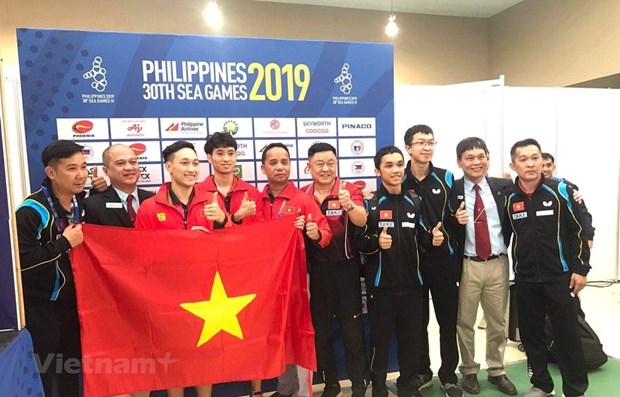 SEA Games 30: Historical table tennis gold medal for Vietnam hinh anh 1