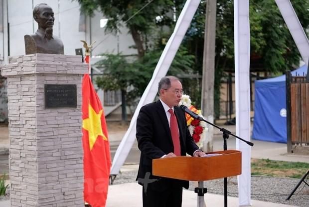 Ho Chi Minh Park upgraded in Chile hinh anh 1