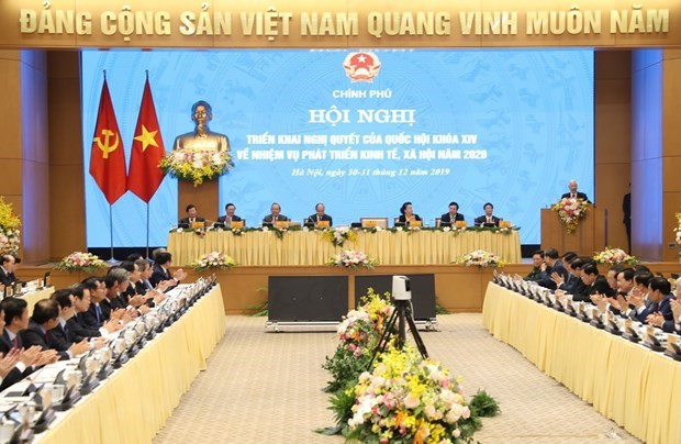 Gov’t outlines draft resolution for 2020 socio-economic development hinh anh 1