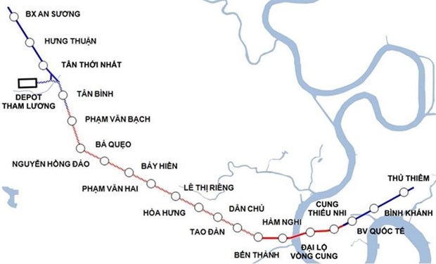 Work on HCM City’s Metro Line No.2 to begin next year hinh anh 1