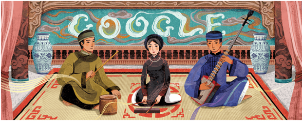 Google Doodles honours Vietnam’s ca tru art