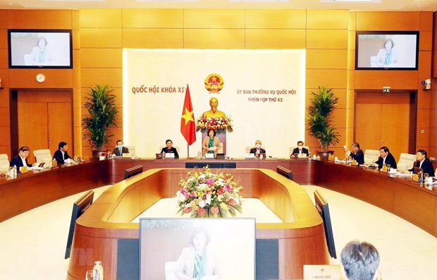 NA Standing Committee convenes 43rd session hinh anh 1