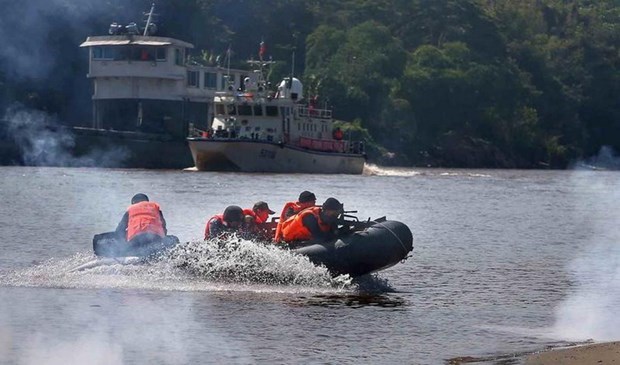 Four countries begin joint patrol on Mekong River