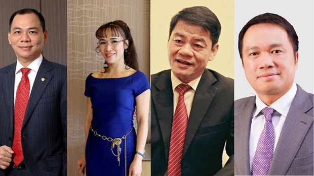 Four Vietnamese billionaires named in Forbes 2020 rich list
