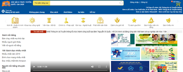 Online feast for book lovers begins hinh anh 1