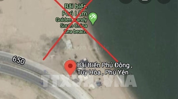 Google Maps removes wrongful information about beach in Vietnam’s Phu Yen province