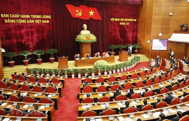 Party Central Committee’s 12th plenum concludes hinh anh 1