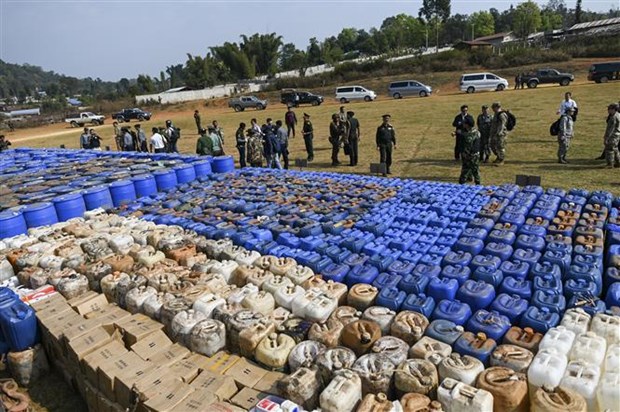 Myanmar Seizes Southeast Asias Biggest Synthetic Drugs