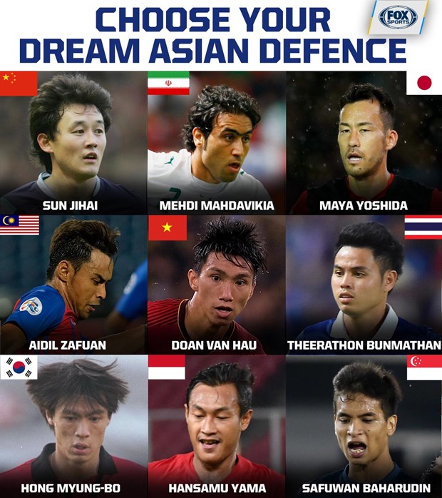 Van Hau listed among Asia’s most prominent defenders