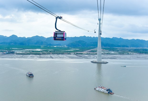 Cable line with world's highest track rope to be inaugurated in Hai Phong hinh anh 1