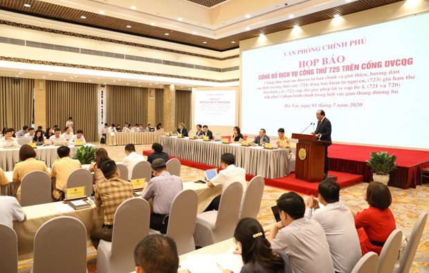 Public services on national portal reach 725