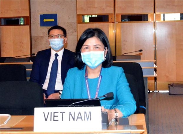 UN Human Rights Council talks about rights of people with disabilities amid climate change hinh anh 1