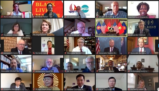 Virtual ceremony marks 25 years of Vietnam-US ties hinh anh 1