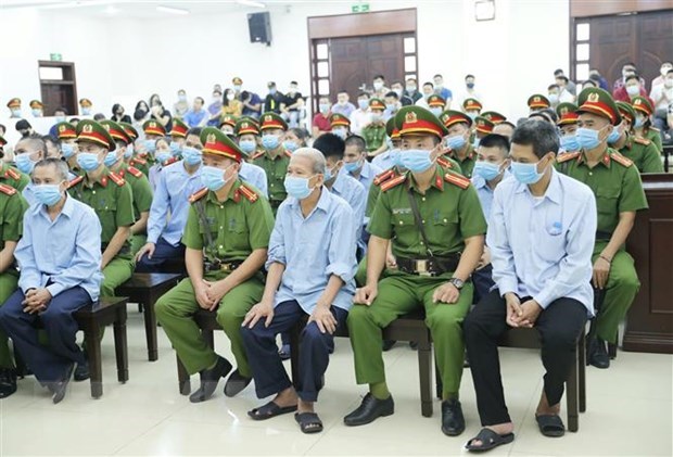 Dong Tam case: four defendants admit guilt in resisting on-duty officers hinh anh 1