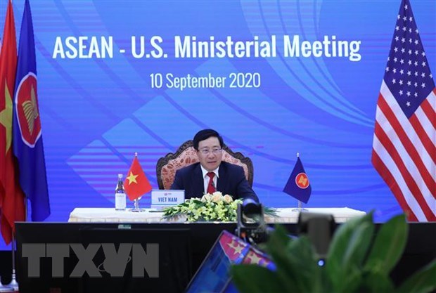 AMM 53: ASEAN-US Ministerial Meeting held virtually hinh anh 1
