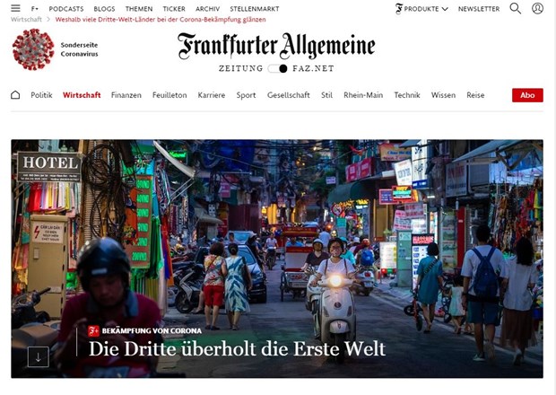 German press praises Vietnam’s anti-pandemic model hinh anh 1
