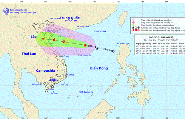 Typhoon Nangka to affect northern localities hinh anh 1