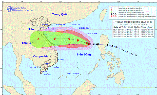 Storm Saudel heads toward Vietnam, heavy rain expected