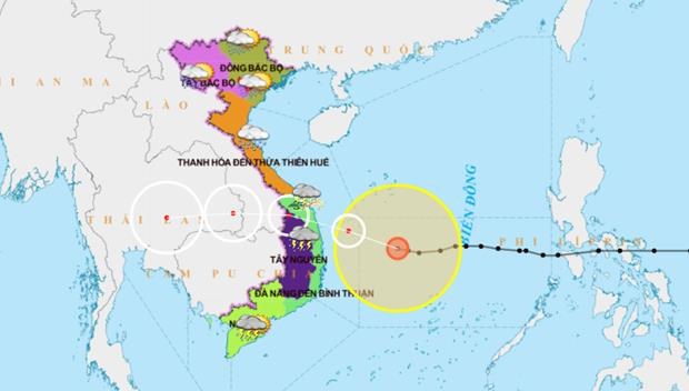 Storm Molave fast approaching central coastline on October 28 morning hinh anh 1