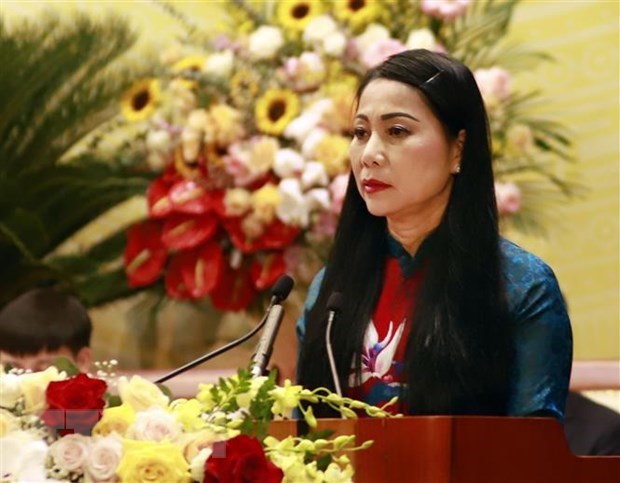 Party Congresses in review: Nine female provincial Party Committee Secretaries elected hinh anh 1