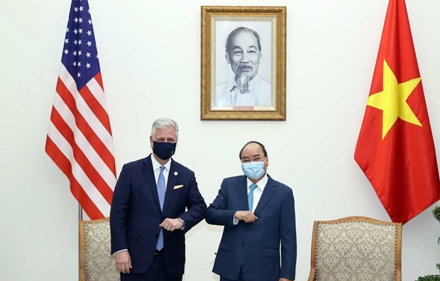 Vietnam, US agree to further cooperation in handling common challenges hinh anh 1