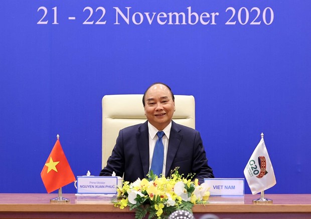 PM Nguyen Xuan Phuc attends virtual G20 Summit