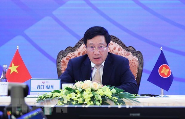 Deputy PM: Vietnam supports upgrade of ASEAN-EU ties to strategic partnership hinh anh 1
