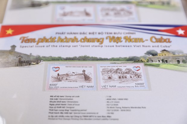 Joint stamp issue marks 60th anniversary of Vietnam-Cuba diplomatic ties hinh anh 1